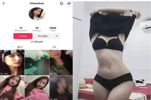 Ảnh thumbnail video XXX hot tiktoker Chan Chan với ny