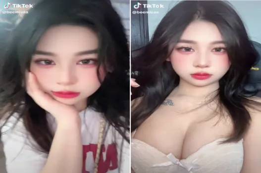 Ảnh thumbnail video Tiktoker xinh nằm ngửa hưởng thụ